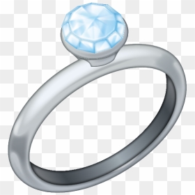 Wedding Ring Emoji Png, Transparent Png - ring emoji png