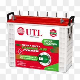 Battery Png Image File - Utl Solar Inverter Battery, Transparent Png - low battery png