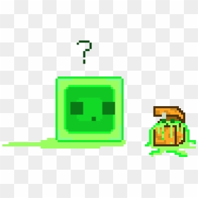Minecraft Slime In A Chest - Illustration, HD Png Download - minecraft chest png