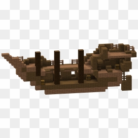 Outside - Minecraft Shipwreck, HD Png Download - minecraft chest png