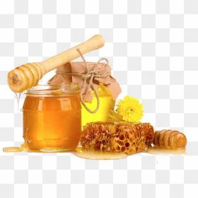 Honeycomb Stick Dripping Png - Honey Transparent Png, Png Download - honey jar png