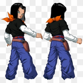 Android 17 Dokkan Assets, HD Png Download - android 17 png