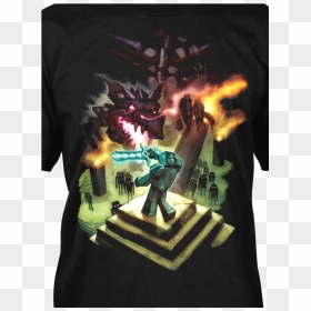 Minecraft Shirt Ender Dragon , Png Download - Minecraft T Shirt Enderdragon, Transparent Png - ender dragon png