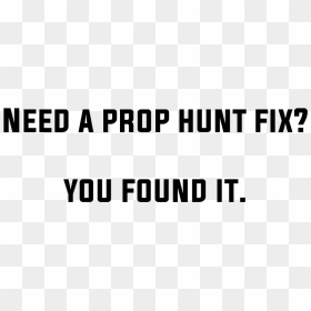 Parallel, HD Png Download - prop hunt png