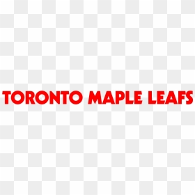 Toronto Maple Leafs - Maple Leafs Text Logo, HD Png Download - toronto maple leafs logo png