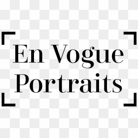 En Vogue Portraits Vogue Magazine Style Portrait Brand - Calligraphy, HD Png Download - vogue png