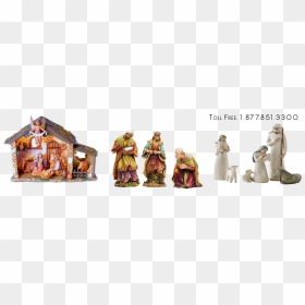 Nativity Set Store - Figurine, HD Png Download - nativity scene png