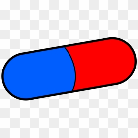 Red Blue Pill Png, Transparent Png - red pill png