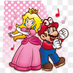 Mario And Princess Peach Dance, HD Png Download - super mario bros png