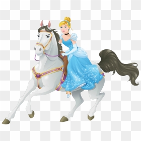 Cinderellas On A Horse, HD Png Download - princess cinderella png