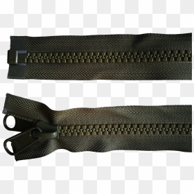 Type 10 Chunky Open End Cut Zip - Zipper, HD Png Download - open zipper png