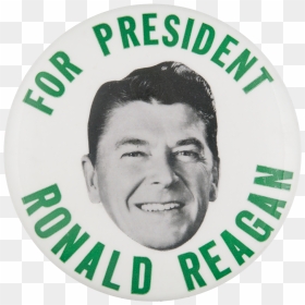 For President Ronald Reagan Political Button Museum - Badge, HD Png Download - ronald reagan png