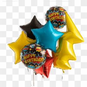 Kids Gifts Classic Princess Birthday Party Decoration - Superhero Birthday Balloons, HD Png Download - party streamers png