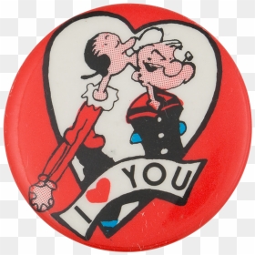 I Love You Olive Oyl And Popeye - Popeye Olive Oyl Love, HD Png Download - popeye png