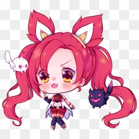 Jhin Drawing Jinx - Star Guardian Jinx Chibi, HD Png Download - jinx png