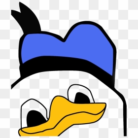 Dolan Duck Png Image - Donald Duck Meme Face, Transparent Png - sad troll face png