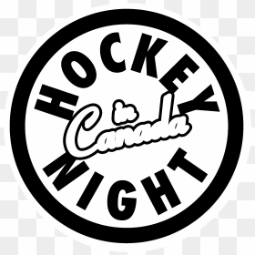 Transparent Hockey Clipart Black And White - Hockey Night In Canada, HD Png Download - toronto maple leafs logo png