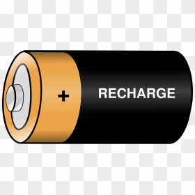 Battery Clipart Negative - Dry Cell Battery Clipart, HD Png Download - low battery png