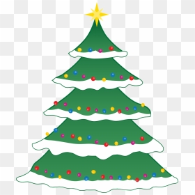 Christmas Star Images From Pixabay - Christmas Tree With Snow Clipart, HD Png Download - christmas tree star png