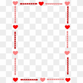 Borders Drawing Valentines Day - Valentines Day Border Clip Art, HD Png Download - valentines day border png