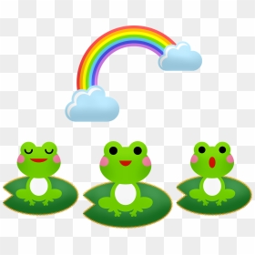 Frogs, HD Png Download - rainbow frog png