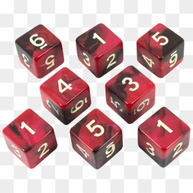 Dice D6 Png, Transparent Png - red dice png