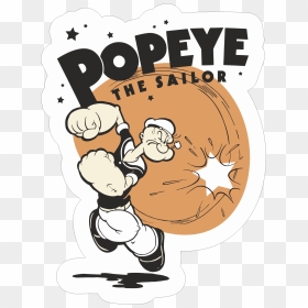 Popeye The Sailor Sticker - Popeye The Sailor 1933, HD Png Download - popeye png