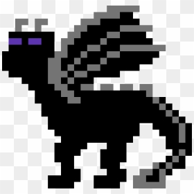 Dragon Minecraft Pixel Art, HD Png Download - ender dragon png