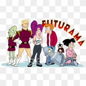 Free Png Futurama Bender Fry Leela Png Images Transparent - Futurama Png, Png Download - futurama png