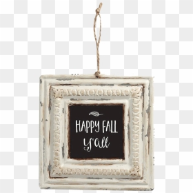 Gray & White Fringed Cashmere Throw - Picture Frame, HD Png Download - happy fall png