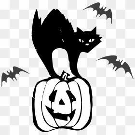 Halloween Cat Png Photo - Halloween Black Cat Clip Art, Transparent Png - halloween cat png