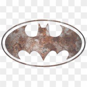 Batman Heavy Rust Logo Juniors T-shirt - Batman Logo, HD Png Download - batman signal png
