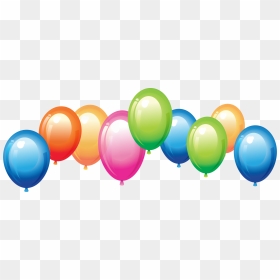 Balloon Decoration Png, Transparent Png - party streamers png