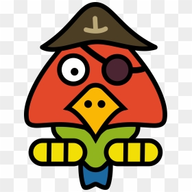 Pirate Parrot Clip Arts - Clip Art, HD Png Download - pirate parrot png