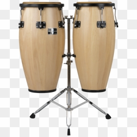 Gon Bops Fiesta Conga Set With Dual Conga Stand Natural - Conga, HD Png Download - conga png