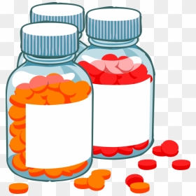 Red Pill Bottle Clipart, HD Png Download - red pill png