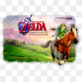 Zelda Ocarina Of Time 3d, HD Png Download - ocarina of time link png