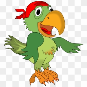 Transparent Meeting Clip Art - Pirate Parrot Transparent, HD Png Download - pirate parrot png