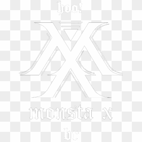 Thumb Image - Line Art, HD Png Download - monsta x logo png