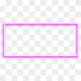 #neon #rectangle #pink #freetoedit #frame #border #geometric - Lilac, HD Png Download - neon border png