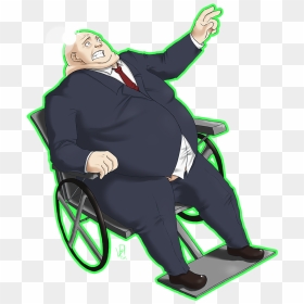 Http - //i - Imgur - Com/xzkibme - Fat Professor X - Obese Person In Wheelchair, HD Png Download - professor x png