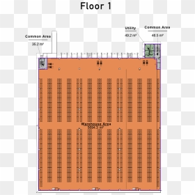 Fl 1 - Plan, HD Png Download - office building png