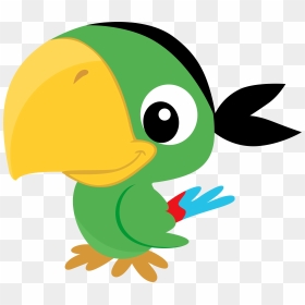 Parrot Pirate Clipart, HD Png Download - pirate parrot png