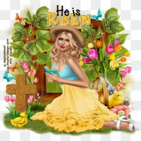 Girl, HD Png Download - he is risen png