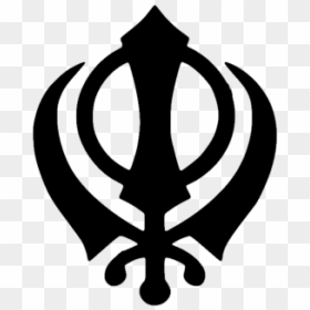 Khandablack1 Zpsb10365fa - Sikhism Symbol, HD Png Download - paint drop png
