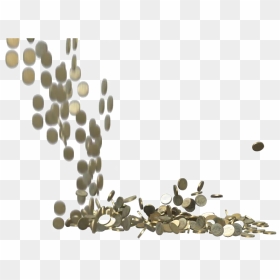 Falling Coins Transparent Images Png - Falling Coins Png, Png Download - coins falling png