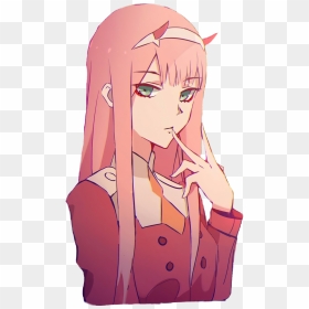 #zerotwo #zero #two #darlinginthefranxx #darling #in - Zero Two Transparent Background, HD Png Download - zero two png