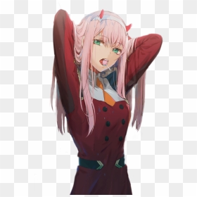 Zero Two Png Page - Darling In The Franxx Poster, Transparent Png - zero two png
