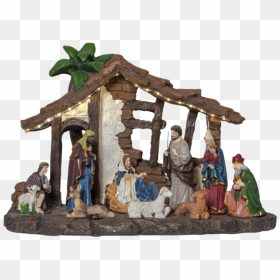 Decorative Scenery Nativity - Nativity Scene, HD Png Download - nativity scene png