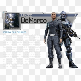 Demarco - Halo 4 Fireteam Majestic, HD Png Download - halo spartan png